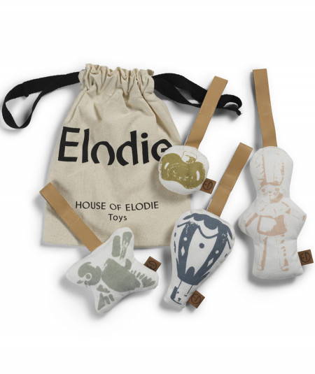 Parc, tapis & arches d'eveil, sur-matelas-House of Elodie : lot de 4 jouets à suspendre-Elodie-Mer(e)veilleuse