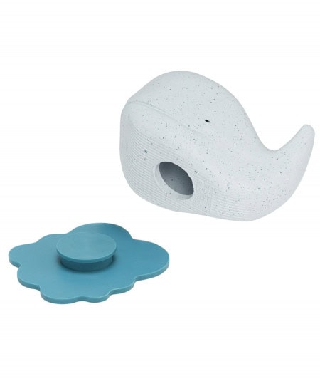 Jouets de bain-Jouets de bain Baleine - Blizzard blue - Collection Squeeze'N'Splash-Hevea-Mer(e)veilleuse
