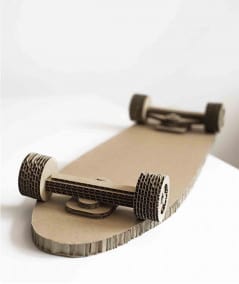 Décoration en carton-DIY Skateboard en carton-Koko Cardboards-Mer(e)veilleuse