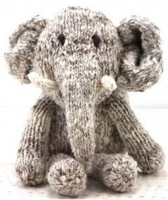 Les doudous & peluches-Badou l'elephant (Small)-Kenana Knitters-Mer(e)veilleuse