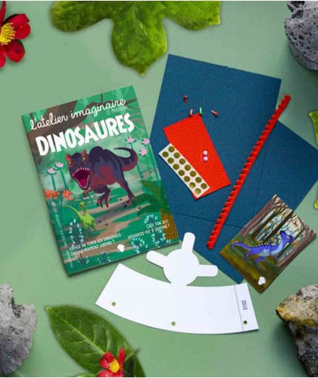 Ateliers créatifs, Poster Dinosaures - EN