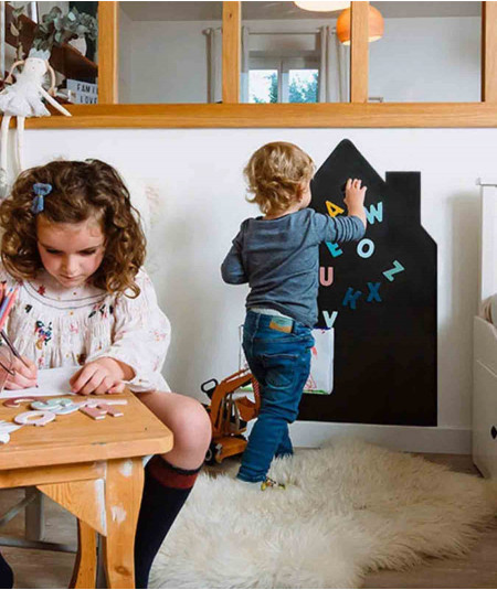 Décoration murale-Tableau magnétique enfant Maison-Ferflex-Mer(e)veilleuse