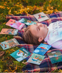 Les jeux de reflexion & d'adresse-Cartes de Yoga enfant illustrées à la main-Imyogi-Mer(e)veilleuse
