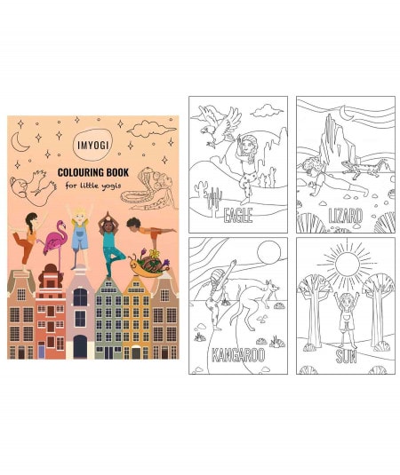 Loisirs créatifs-Livre de coloriage pour petits yogis-Imyogi-Mer(e)veilleuse
