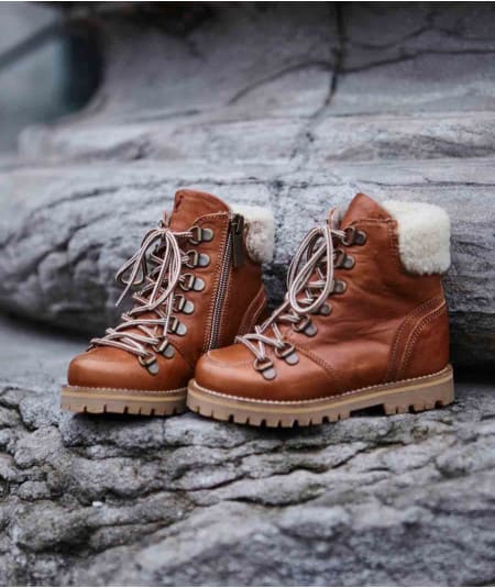 Chaussures-Shearling Winter Boot - Cognac-Petit nord-Mer(e)veilleuse