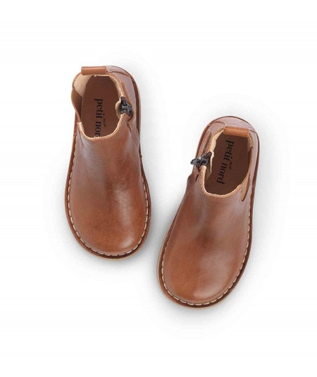 Chaussures-Ankle Boot - Cognac-Petit nord-Mer(e)veilleuse