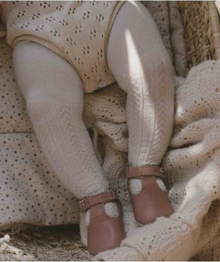 Chaussures-Baby Scallop T-bar-Petit nord-Mer(e)veilleuse