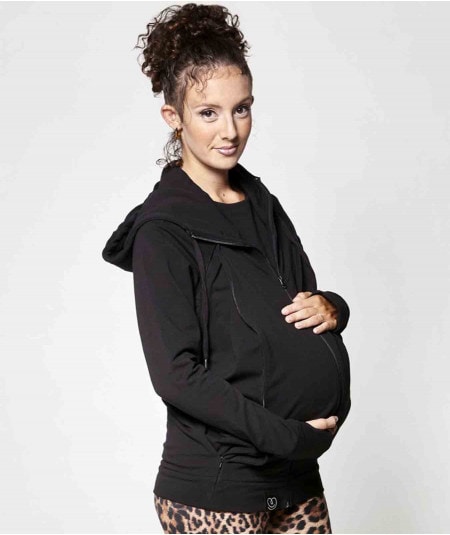 Vêtement femme enceinte & maternité-Sweat du parent - Noir-Love Radius (by Je porte mon bébé)-Mer(e)veilleuse