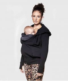 Vêtement femme enceinte & maternité-Sweat du parent - Noir-Love Radius (by Je porte mon bébé)-Mer(e)veilleuse