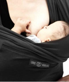 Echarpe de portage-Echarpe de portage 'L'originale' JPMBB - Anthracite/Noir-Love Radius (by Je porte mon bébé)-Mer(e)veilleuse