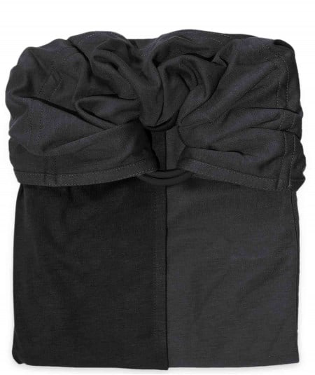 Echarpe de portage-Petite écharpe de portage sans nœud - Anthracite/Noir-Love Radius (by Je porte mon bébé)-Mer(e)veilleuse