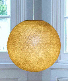 Veilleuse & luminaire-Suspension lumineuse Globe M - Moutarde-La case de cousin Paul-Mer(e)veilleuse