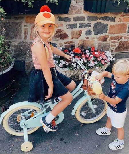 Vélo jaune enfants 7 à 11 ans 24 pouces Gingersnap de Bobbin