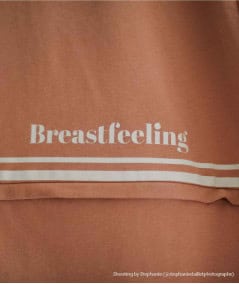 Vêtements d'allaitement-Tee-shirt d'allaitement 'Breastfeeling' - Biscuit-You&Milk-Mer(e)veilleuse
