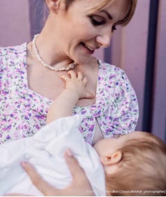 Vêtements d'allaitement-Blouse d'allaitement 'Lilas Mama'-You&Milk-Mer(e)veilleuse