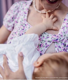 Vêtements d'allaitement-Blouse d'allaitement 'Lilas Mama'-You&Milk-Mer(e)veilleuse