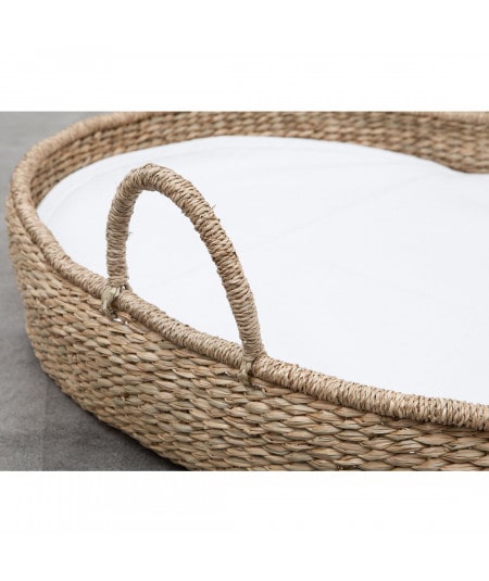 Transat, balancelle, couffin, nid d'ange-Matelas pour couffin FRIDA-Bermbach Handcrafted-Mer(e)veilleuse