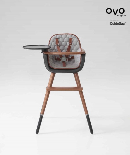 Chaise haute & accessoires-Chaise haute "Ovo Original City Luxe"-Micuna-Mer(e)veilleuse