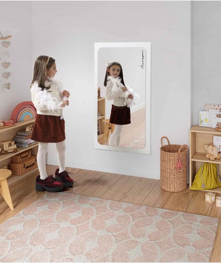 Décoration murale-Miroir Montessori " Micussori " - Blanc/Waterwood-Micuna-Mer(e)veilleuse