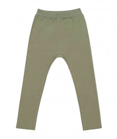 Pantalon, salopette, short, barboteuse-Jogger "Michiel" - Oil Green-Little Hedonist-Mer(e)veilleuse