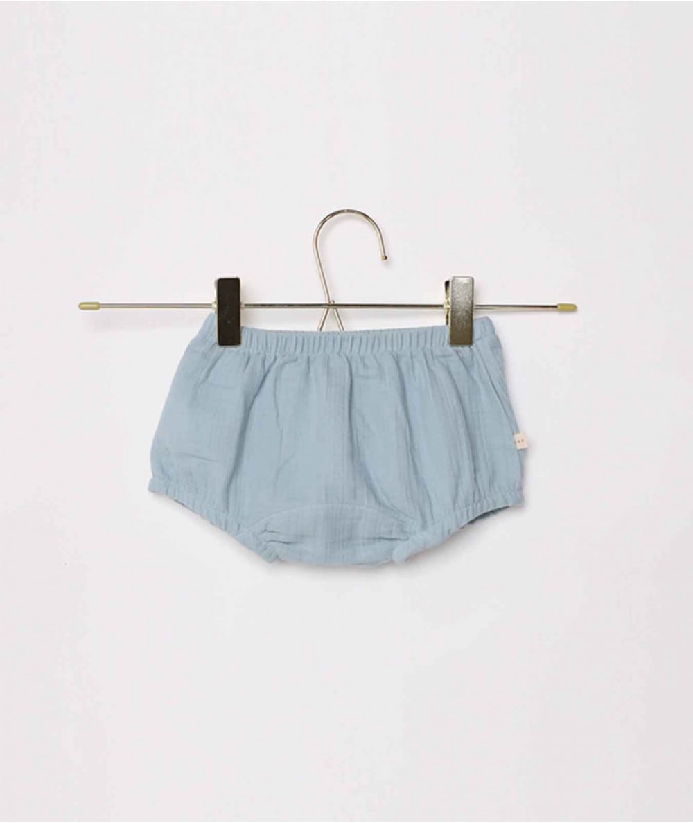 Pantalon, salopette, short, barboteuse-Bloomer en gaze de coton Baya - Brume-Les Petites Choses-Mer(e)veilleuse