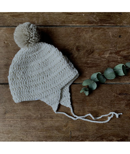 Béguin, bonnet, chapeau, gants-Béguin coton organique-Gooseberry Fool-Mer(e)veilleuse