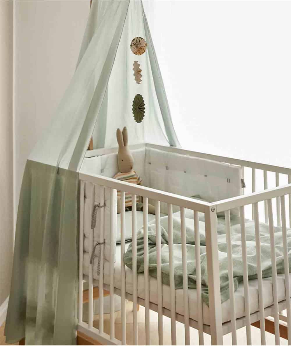 Ciel de lit, mobile, suspension-Voile de lit bébé Linea/Luna-Leander-Mer(e)veilleuse
