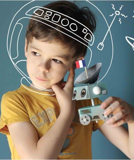 Loisirs créatifs-Kit créatif enfant " l'espace "-L'atelier imaginaire-Mer(e)veilleuse