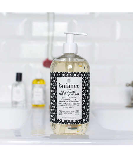 Shampoing, savon, soins, liniments-Gel lavant 500ml-Enfance Paris-Mer(e)veilleuse