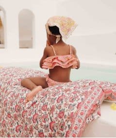 Maillot de bain-Bikini enfant ZACATA - Strawberry Bohemian Hindi-Louise Misha-Mer(e)veilleuse