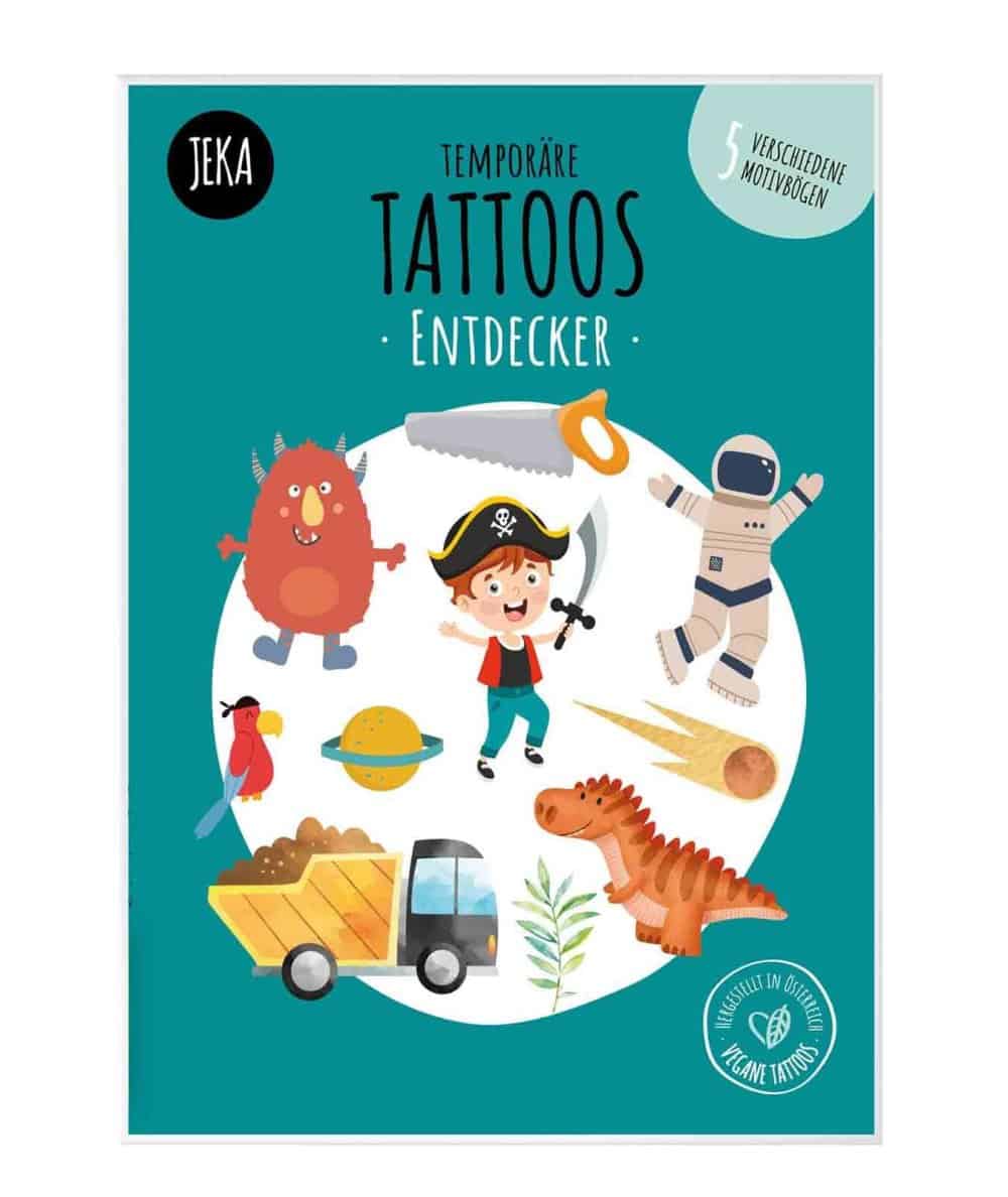 Loisirs créatifs-Tatouage éphémère Vegan - 5 planches-JEKA-Mer(e)veilleuse