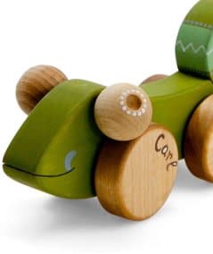 Jouets en bois, figurines-Jouet en bois Caméléon-Friendly Toys-Mer(e)veilleuse