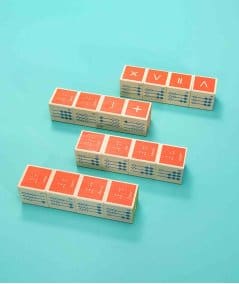 Les hochets & jouets d'éveil-16 cubes en bois enfant mathématique en braille-Uncle Goose-Mer(e)veilleuse