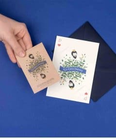 Cadeau-Carte de voeux sachet de graine – Roi des Papas-La Fabrique à Sachets-Mer(e)veilleuse