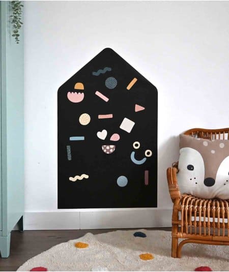Décoration murale-Tableau magnétique enfant Maison-Ferflex-Mer(e)veilleuse