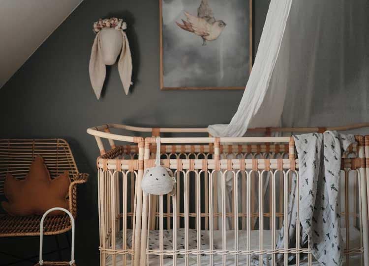 Chambre bébé - Plan à langer amovible lin